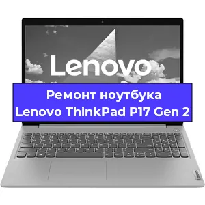Чистка от пыли и замена термопасты на ноутбуке Lenovo ThinkPad P17 Gen 2 в Белгороде